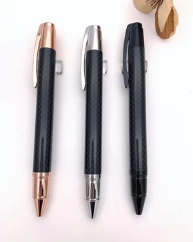 Шариковые ручки класса люкс AP с дизайном из углеродного волокна, поставщик канцелярских принадлежностей для офиса и бизнеса, Модная Уникальная шариковая ручка для письма с заправкой