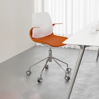 Офисные стулья для отдыха в скандинавии, креативная офисная мебель для дома, роскошное игровое кресло, дизайн шкива, компьютерное кресло, простое вращающееся кресло