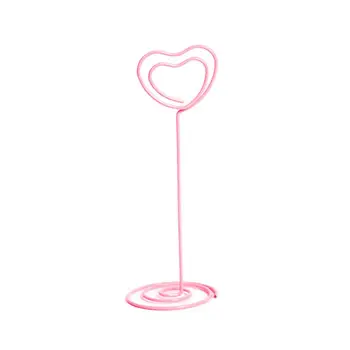 Розовые канцелярские принадлежности для девочек с сердечком-w53d Message, Модный документ для заметок на школьном столе, зажим для сиденья w34
