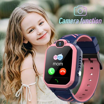 Детские GPS Смарт-часы Водонепроницаемые IP67 1,44-Дюймовый HD Сенсорный Экран Студенческие Смарт-Часы С Набором Номера, Голосовой Чат 2023, Новый Подарок Для Детей