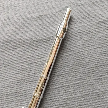 Pearl Quantz 665 Флейта Высококачественная Посеребренная 17 Клавиш Флейта С Открытым Отверстием E-Mech Флейта Музыкальный Инструмент