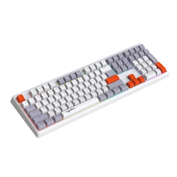 Проводная клавиатура HXSJ V300 K108 RGB Streamer Игровая Клавиатура С подсветкой Композитная Клавиша Мембранная Клавиатура Супер Механические клавиатуры