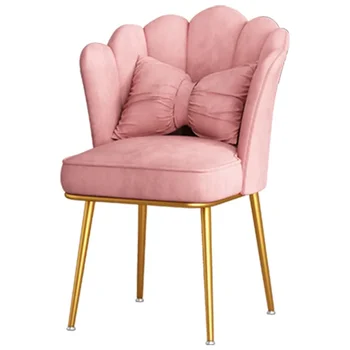 L Современное кресло в скандинавском стиле, мебель для гостиной, фланелевые одноместные диваны, спальня, балкон, кресло для макияжа со спинкой