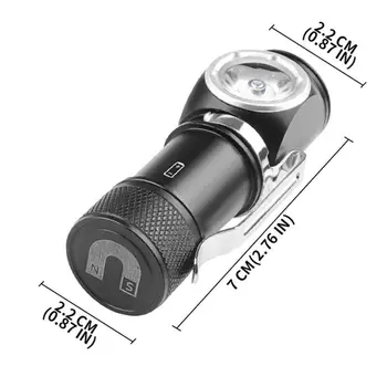 Индукционный налобный фонарь со светодиодным датчиком, головной фонарь со встроенным аккумулятором, USB-аккумуляторная головка, 5 режимов освещения