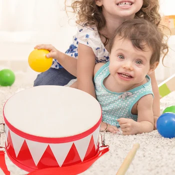 1 комплект детских ударных инструментов Малый барабан Игрушка Детский музыкальный инструмент