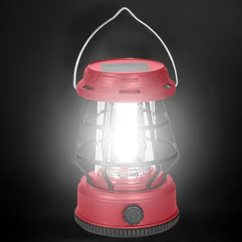Водонепроницаемый светодиодный фонарь для кемпинга Type C Зарядный атмосферный фонарь с плавным затемнением наружного аварийного освещения для кемпинга во время урагана