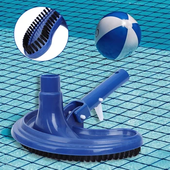 Детали гибкого инструмента для чистки бассейнов Half Moon с вакуумной насадкой-щеткой для очистки бассейна