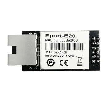 10шт Порт Сетевого сервера HF Eport-E20 FreeRTOS TTL Serial to Ethernet Встроенный Модуль DHCP 3.3V TCP IP Telnet Сертифицирован CE