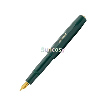 Перьевая ручка Kaweco Classic Sport, зеленая, в подарочной упаковке, в гладкой эргономичной рукоятке зеленого цвета и гладком легком пластиковом корпусе