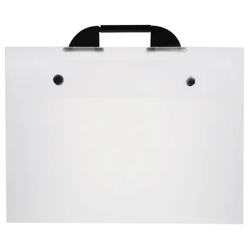 Портативная сумка для портфолио с пуговицами, дизайнерская сумка для портфолио, Большая сумка для хранения плакатов, ручная сумка для художественных работ, пластиковые сумки для чемоданов