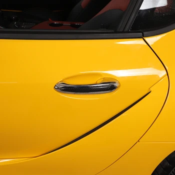 Для 2019-2022 Toyota GR Supra A90 ABS защита дверной ручки автомобиля декоративная рамка наклейка на крышку внешние декоративные аксессуары