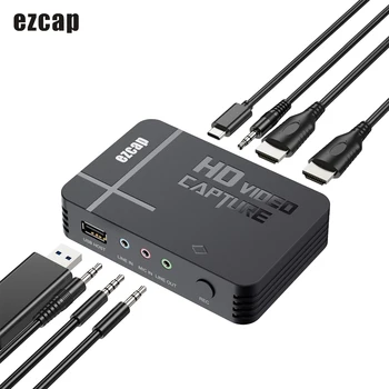 Ezcap 288P HDMI Карта Видеозахвата 1080P Игровой Рекордер Высокой четкости Cam Link USB Устройство Видеозахвата Для Прямой Трансляции Игр