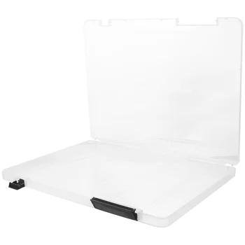 Коробка для хранения бумаги для вырезок Пластиковый кейс для проекта Портативный кейс для хранения документов