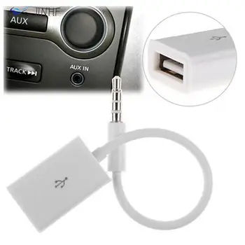 Горячие мужские и женские Экономичные мужские AUX Аудио разъем USB 2.0 Женский конвертер Кабель Шнур Автомобильный MP3