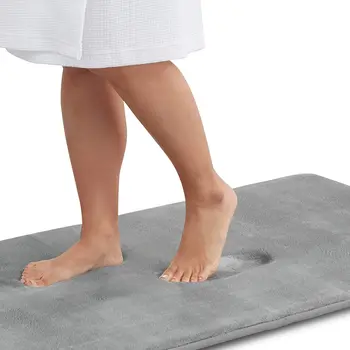 Силиконовый коврик для ванной, нескользящий коврик для душа, коврик для ванной комнаты, ковер с эффектом памяти, мягкий коврик для ног, каменный пол, суперпоглощающий быстросохнущий коврик