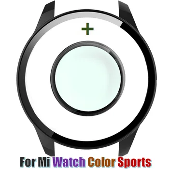 3D Стеклянная Пленка + Чехол-браслет для Xiaomi watch color sport Band, Защитные Пленки для Экрана Часов, Рамка для MI color sport Безель