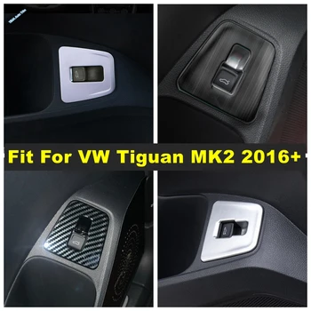 Кнопка Задней Двери Задний Переключатель Багажника Декоративная Накладка Подходит Для Volkswagen VW Tiguan MK2 2016-2022 Аксессуары Для Интерьера автомобиля