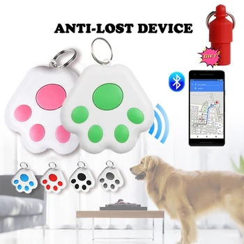 Портативный мини-локатор отслеживания домашних животных для кошек и собак Bluetooth 5.0 Скрытое устройство отслеживания GPS с защитой от потери для домашних животных Мобильные инструменты для поиска ключей