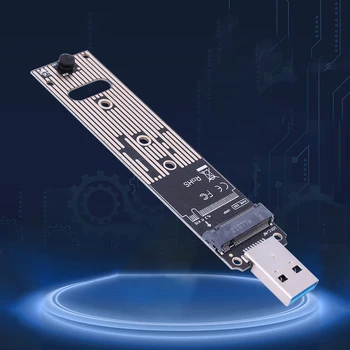 M.2 NVME Riser Board USB3.1 Конвертер жесткого диска 10 Гбит/с Gen 2 SSD В USB-адаптер Plug and Play для Samsung Серии 970 960