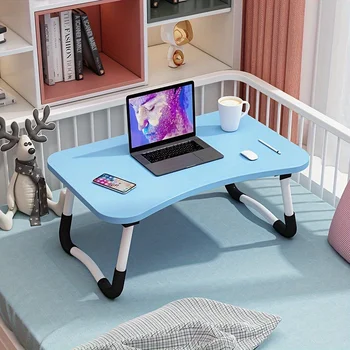 складной стол для ноутбука 1шт, переносной стол на коленях, прикроватный столик, легкий стол для завтрака, столик для ноутбука, мини-столик для