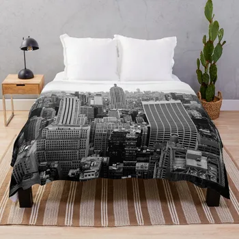 Покрывало skyline new york, очень большое покрывало, тепловые одеяла для путешествий, Постельное белье, декоративные одеяла